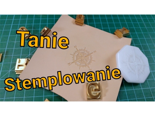 Stemplowanie skóry naturalnej - rodzaje stempli, materiały na stemple.